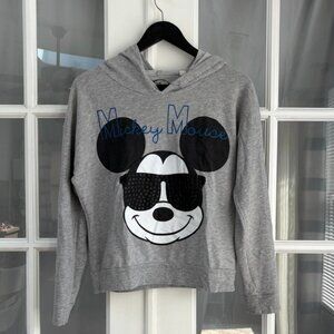 Disney Mickey Mouse Graphic Print Hoodie Sweatshirt